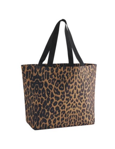 BAG-BG194-Leopard Print Carryall Bag